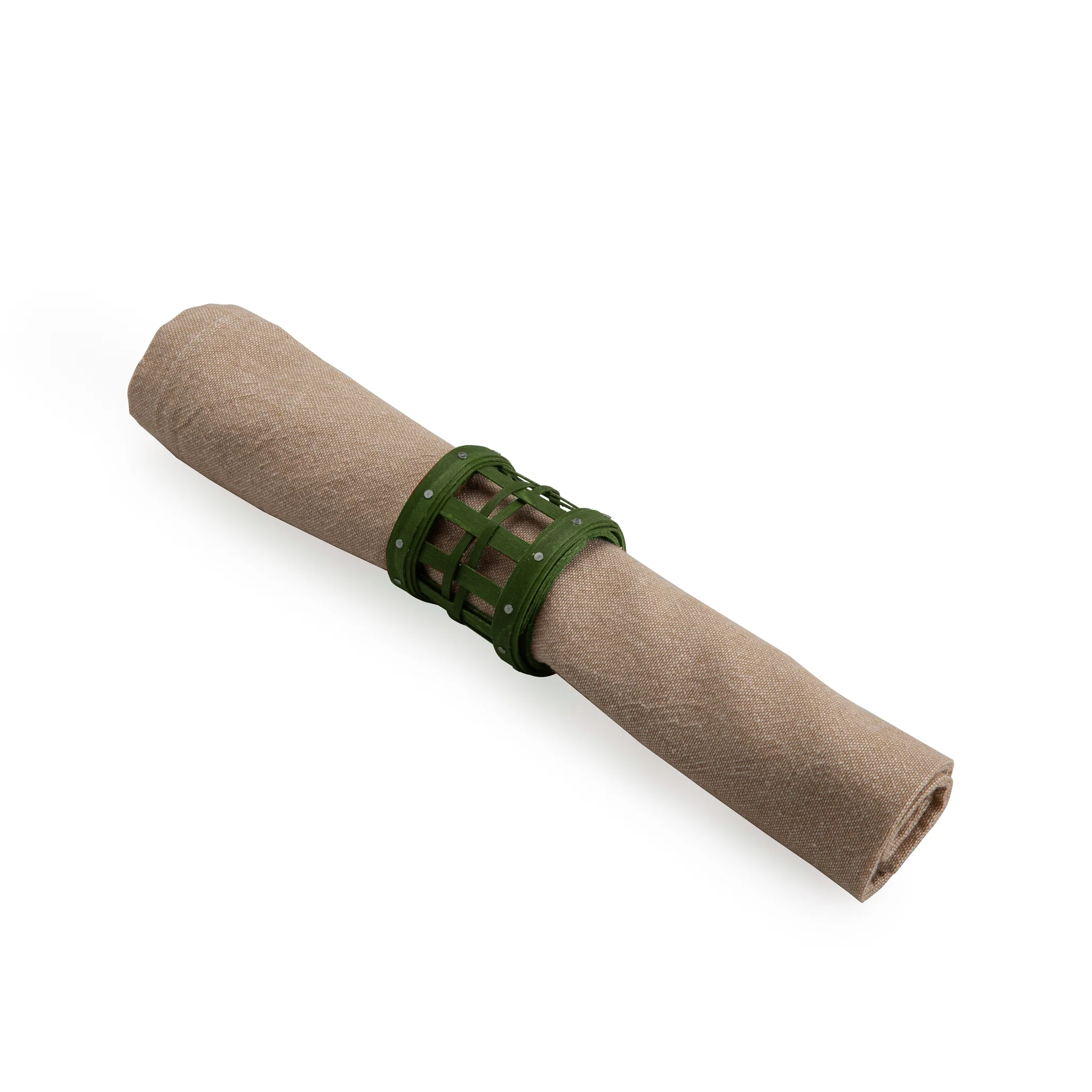 1896 Napkin Ring Set - Bold Green - Image 4