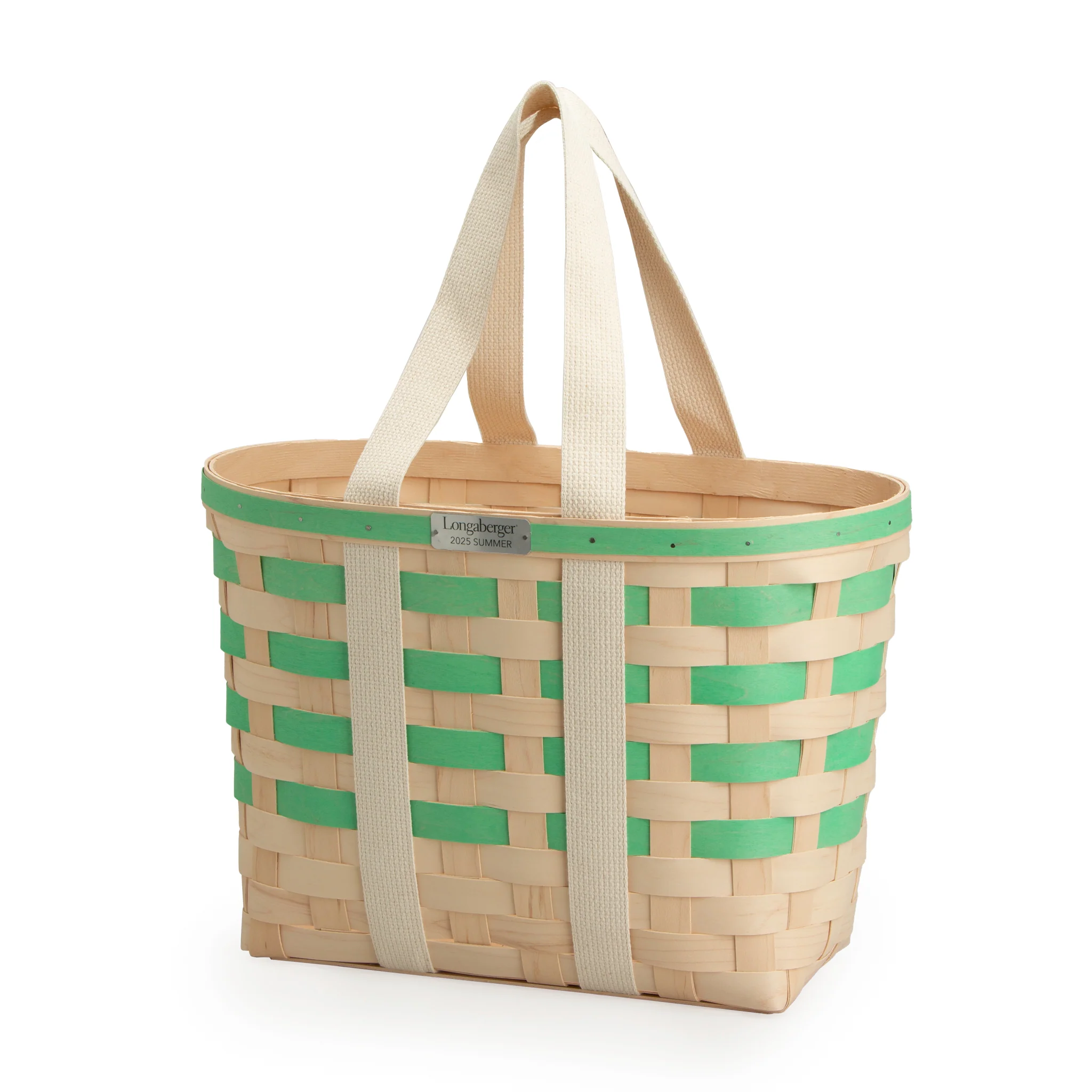 Collector's 2025 Summer Tote Basket with Protector - Seafoam - Image 6