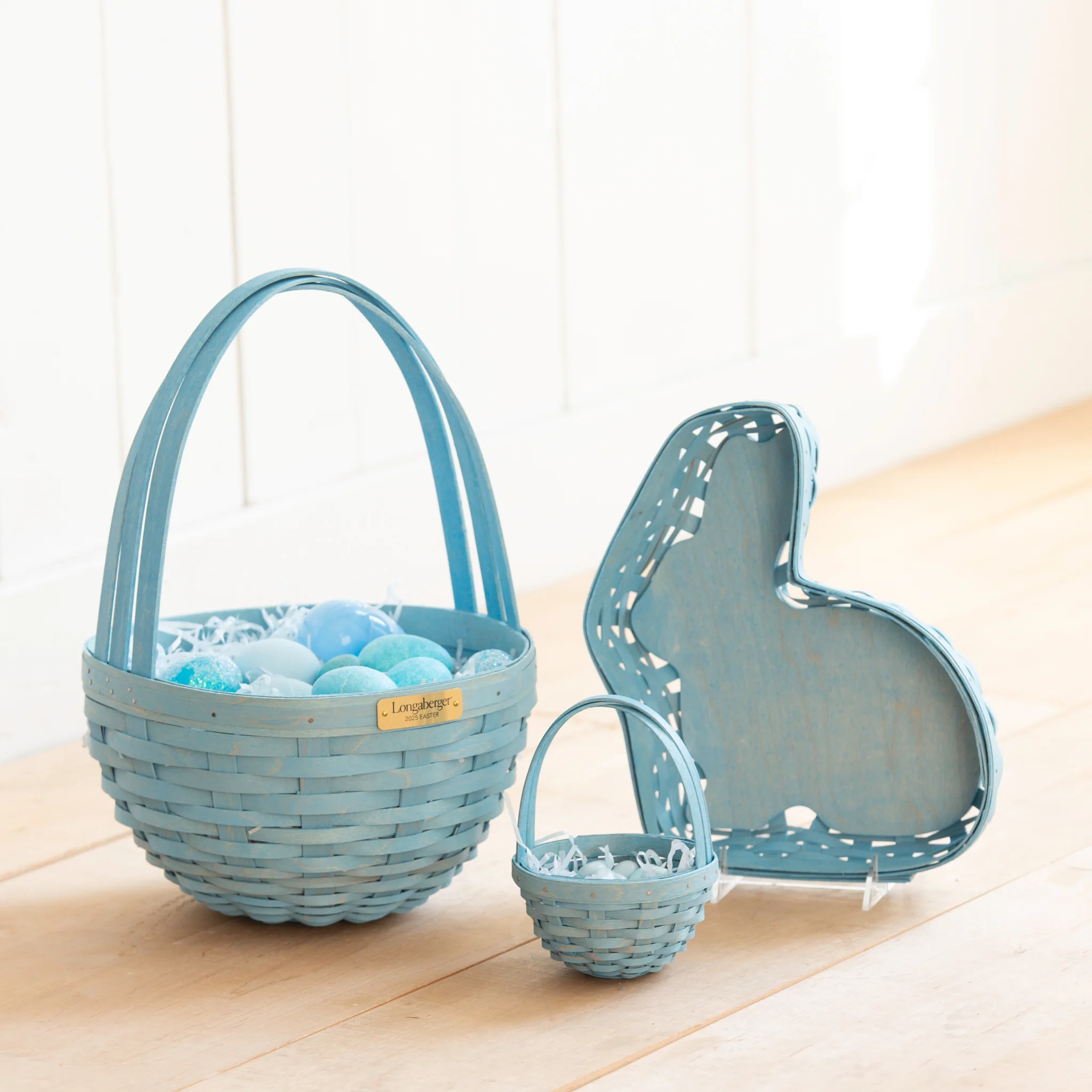 Bunny Basket Tray with Protector - Easter Blue - Image 5