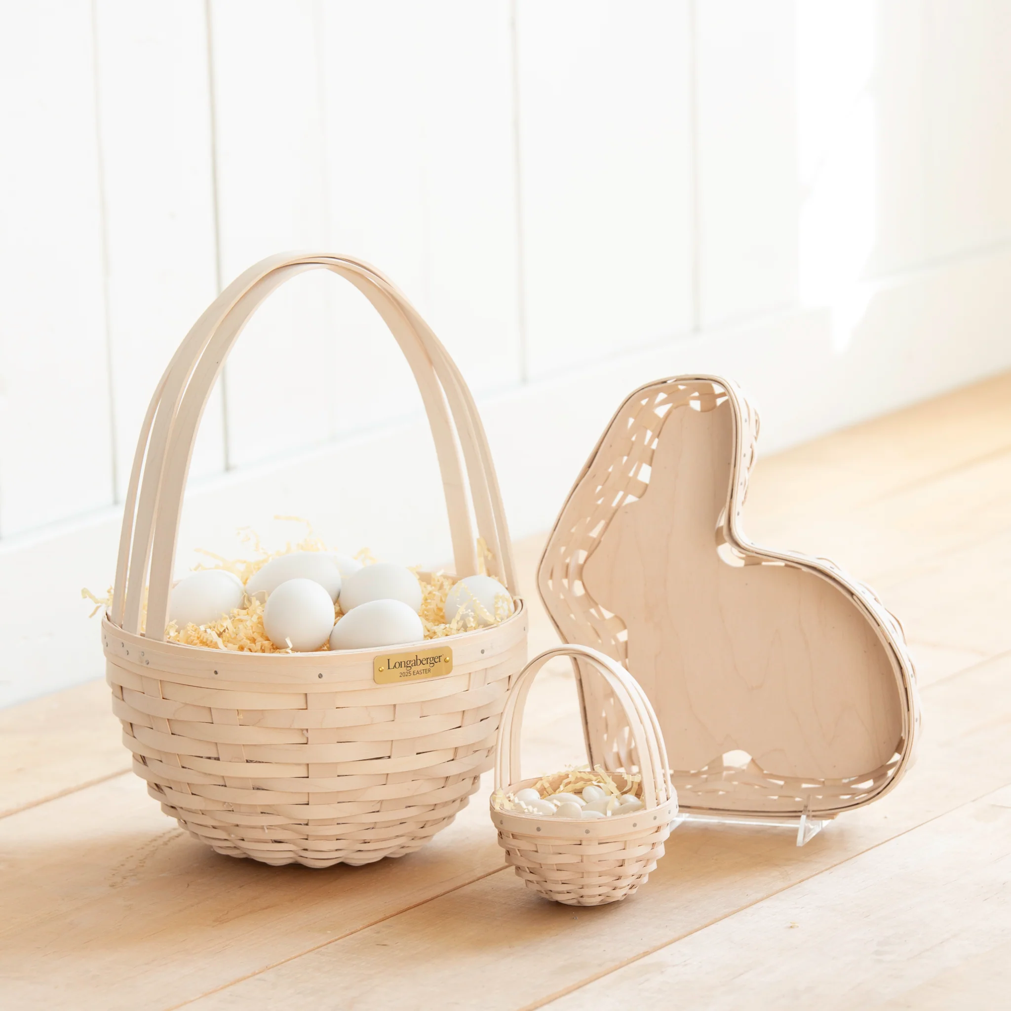 Bunny Basket Tray with Protector - 1973 White - Image 5