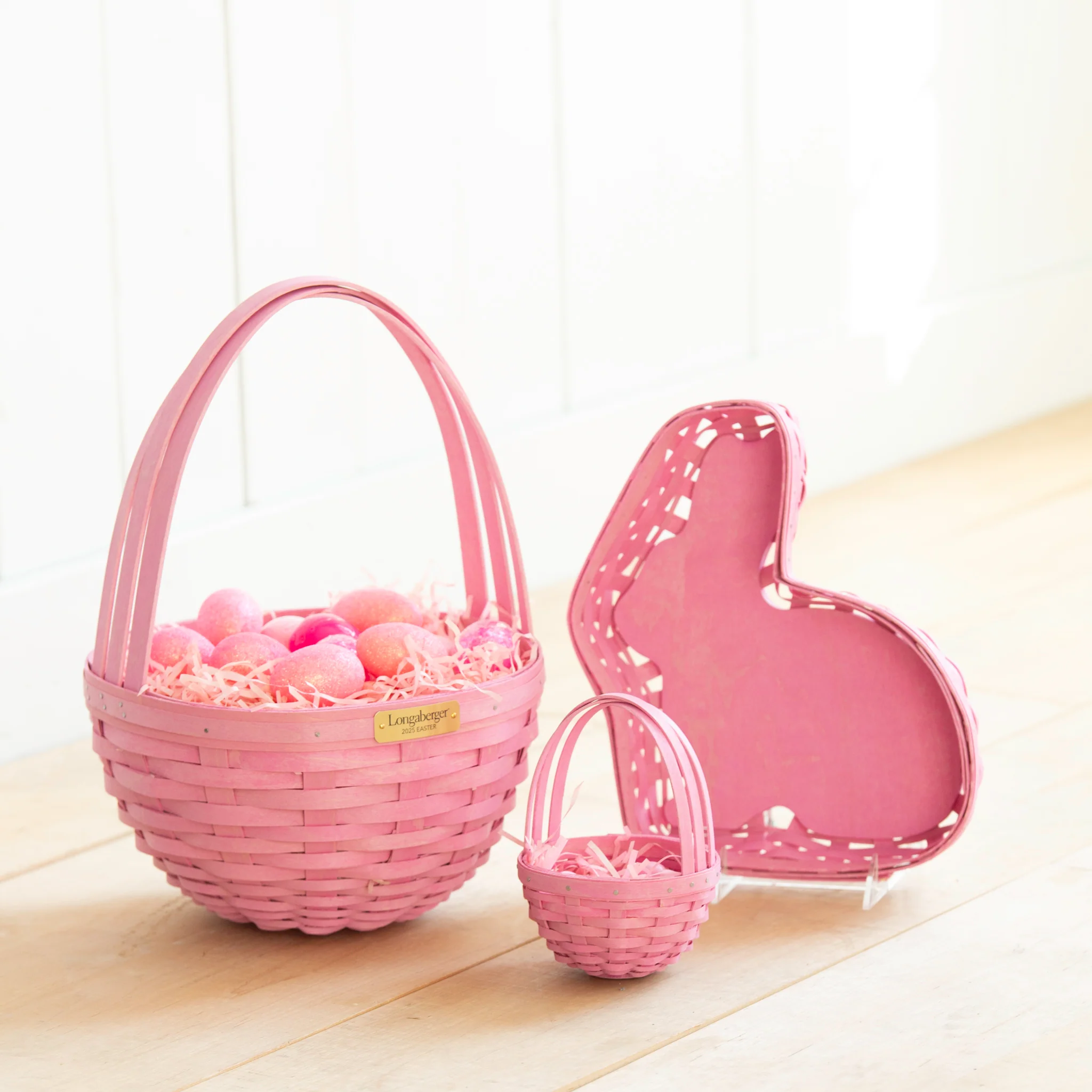 Bunny Basket Tray with Protector - Dark Pink - Image 5