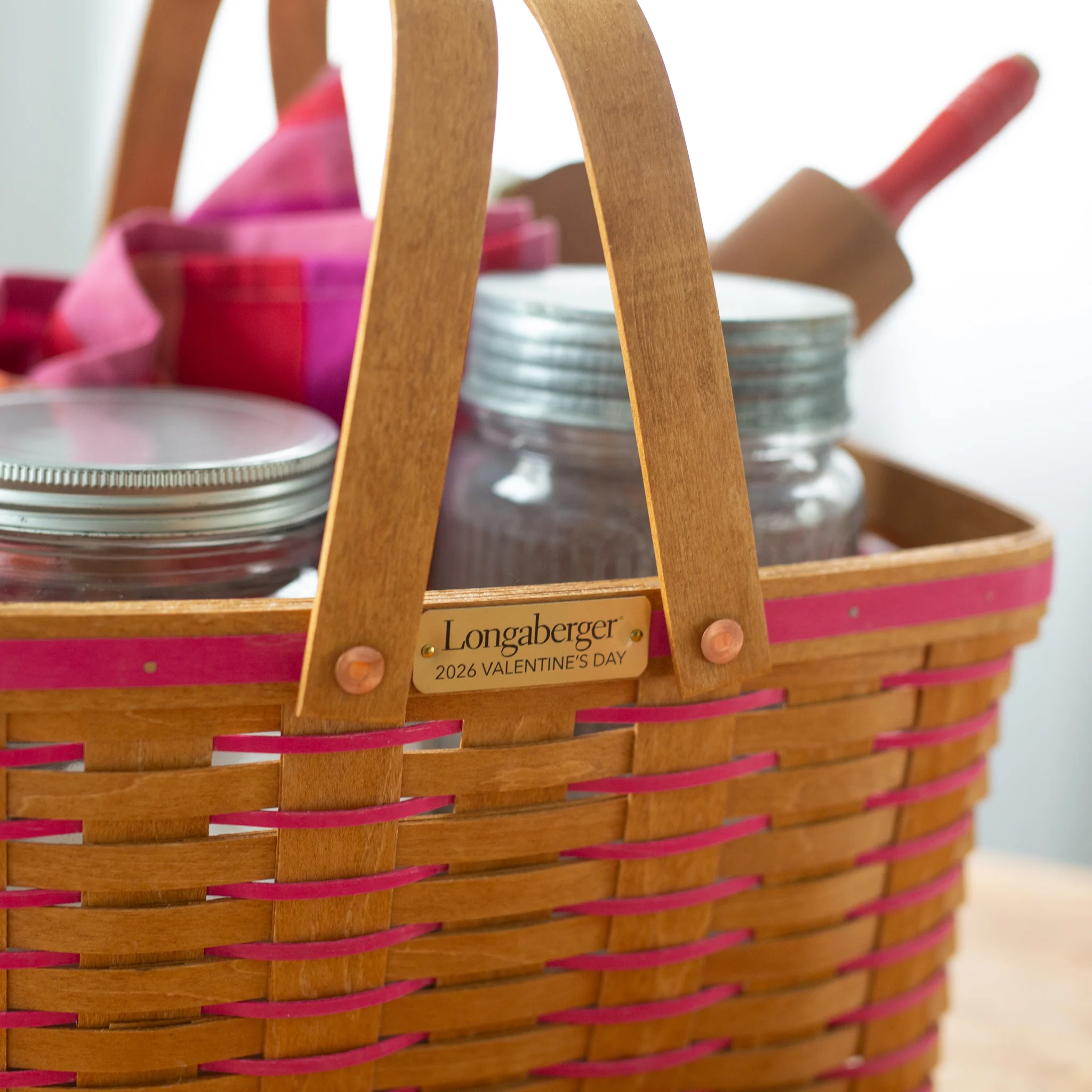 Collector's Valentine's Day 6-Piece Heartland Basket Set - Pink - Image 4