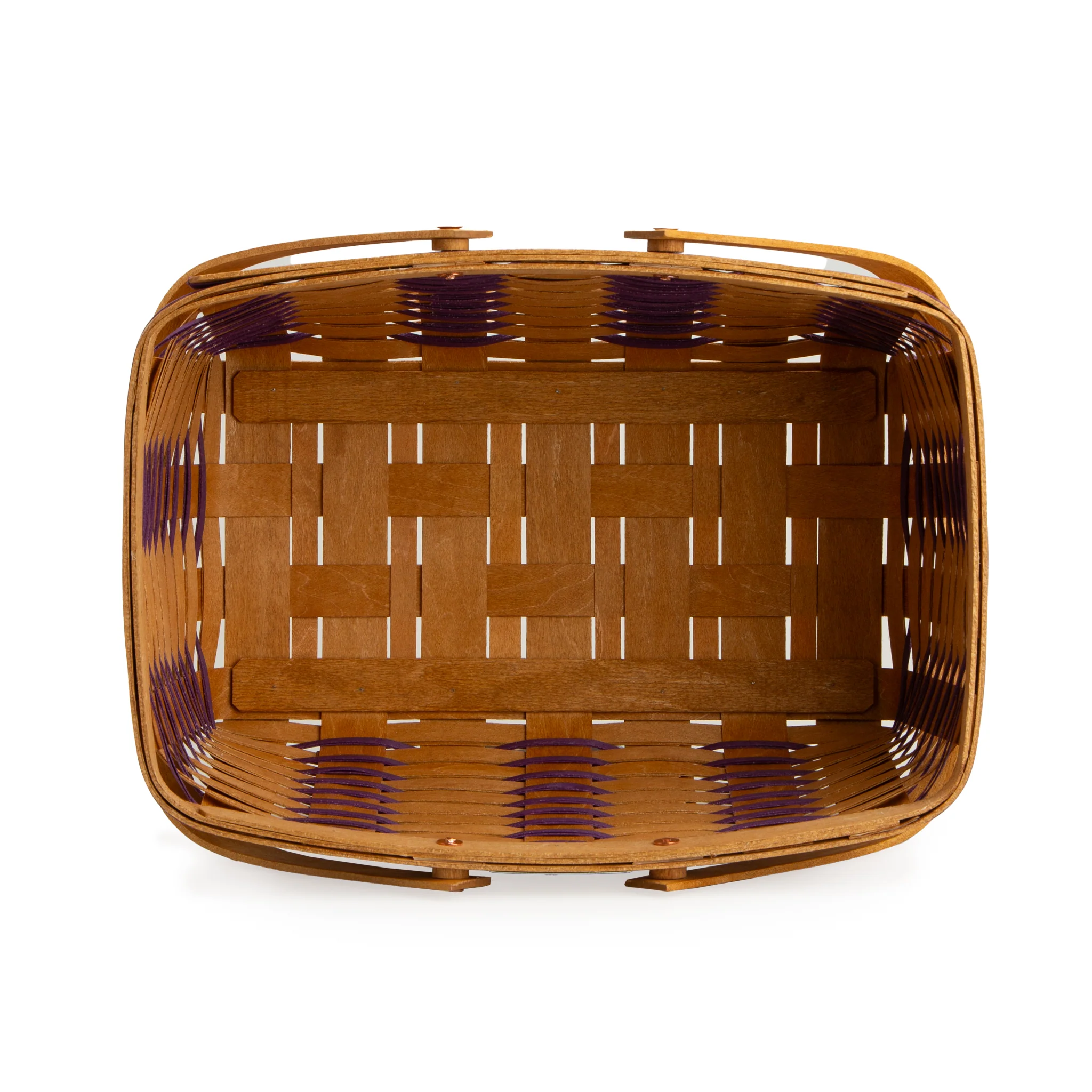 Collector's Valentine's Day Medium Heartland Basket with Protector - Purple - Image 7