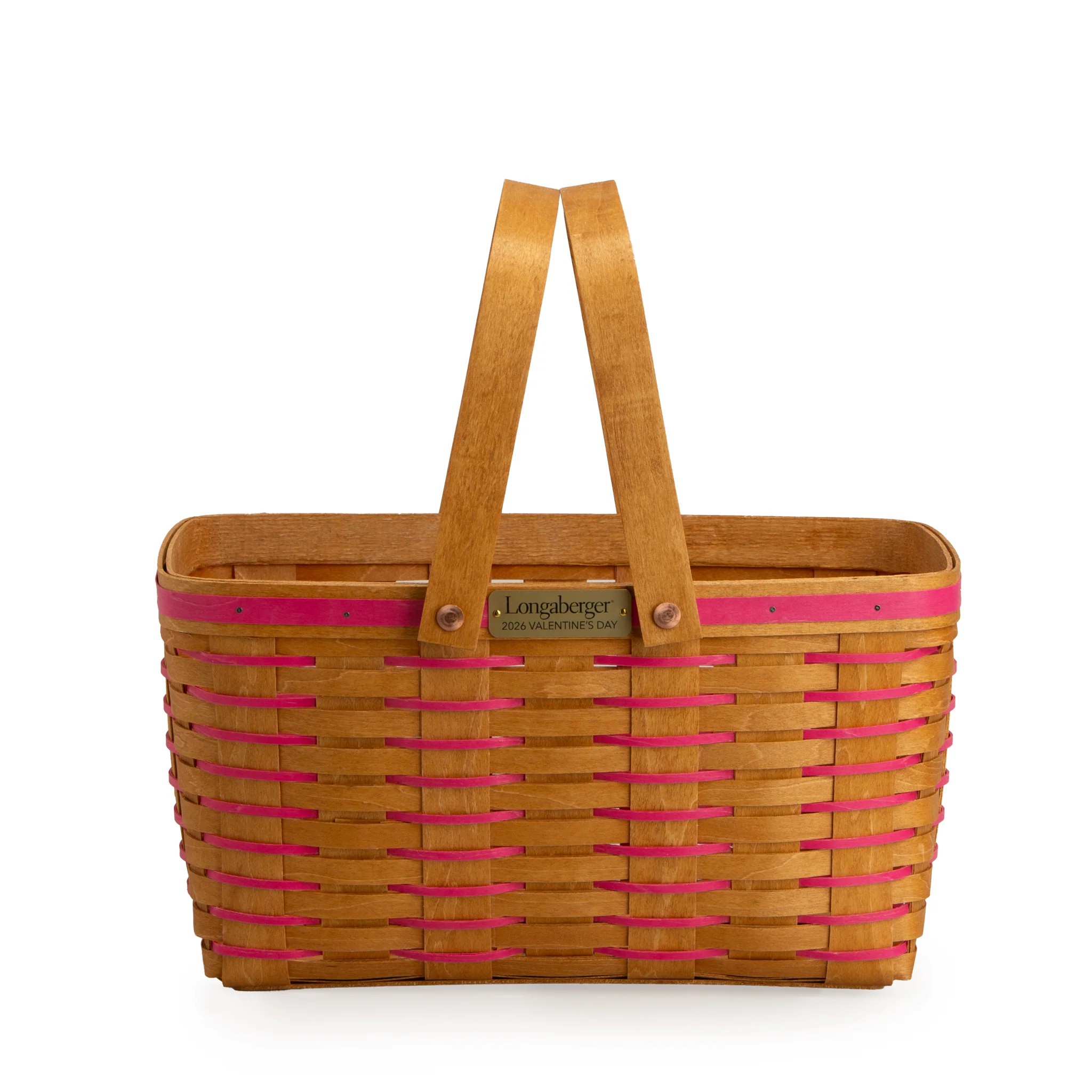 Collector's Valentine's Day Medium Heartland Basket with Protector - Pink - Image 11