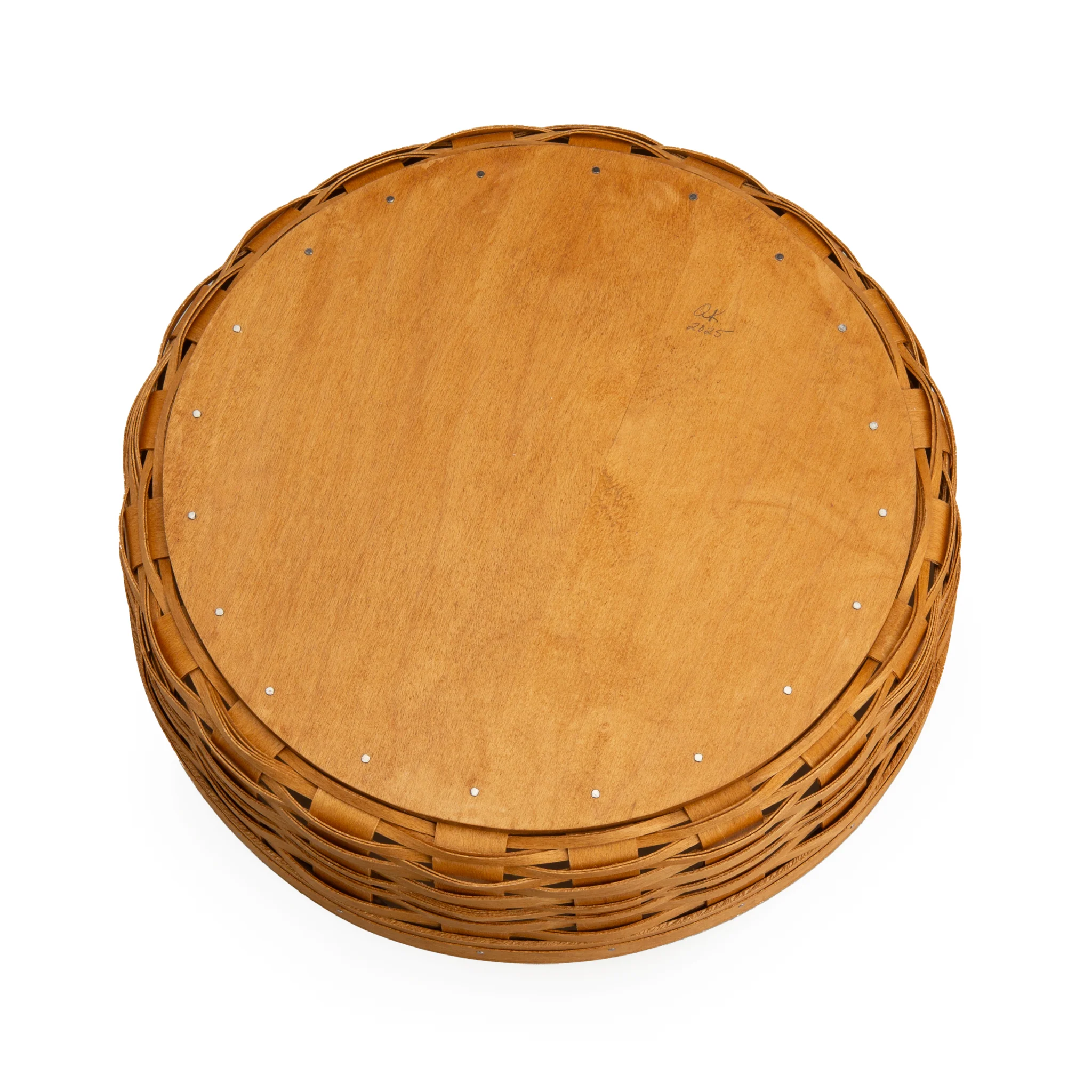 Pie Basket with Lid and Protector - Warm Brown - Image 10