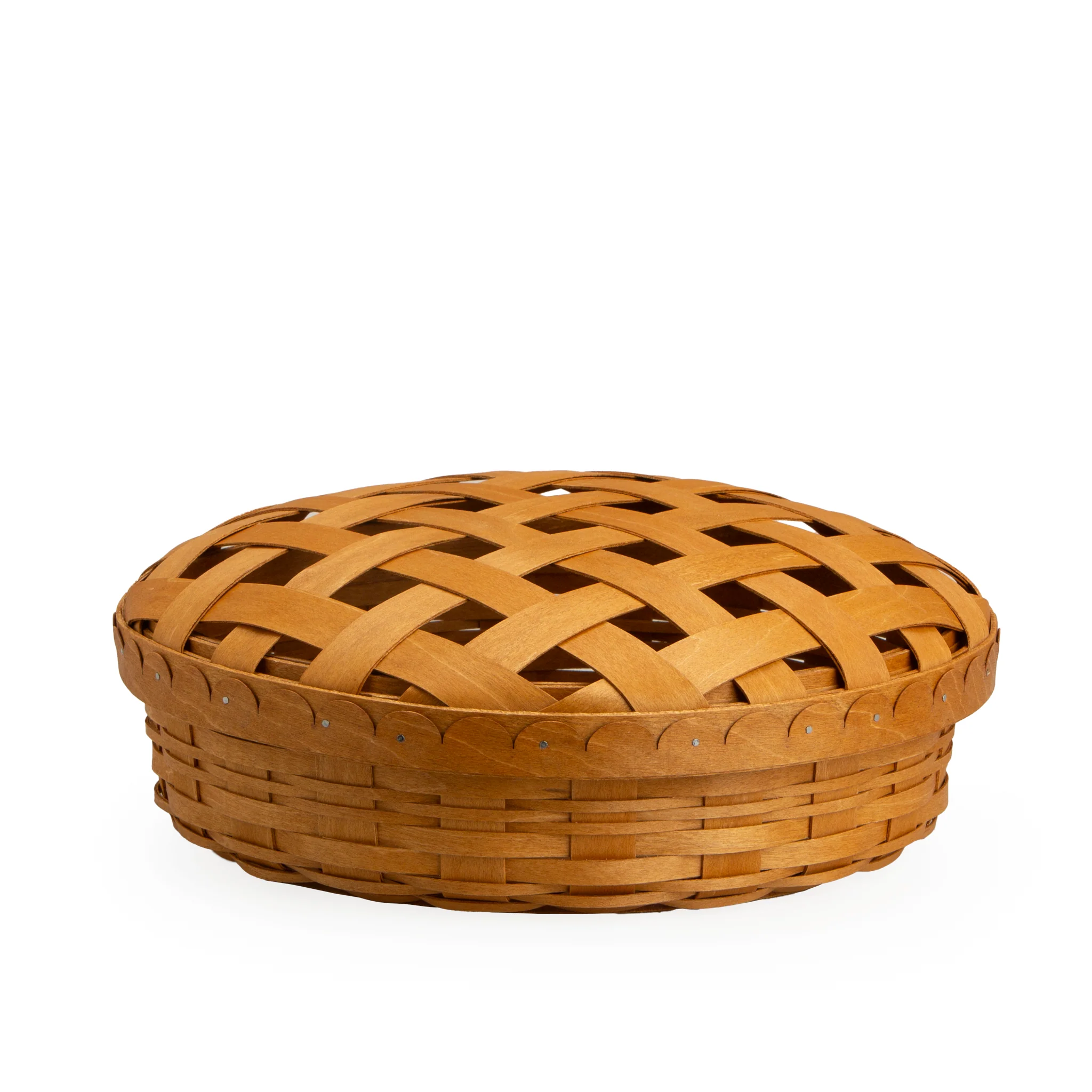 Pie Basket with Lid and Protector - Warm Brown - Image 5