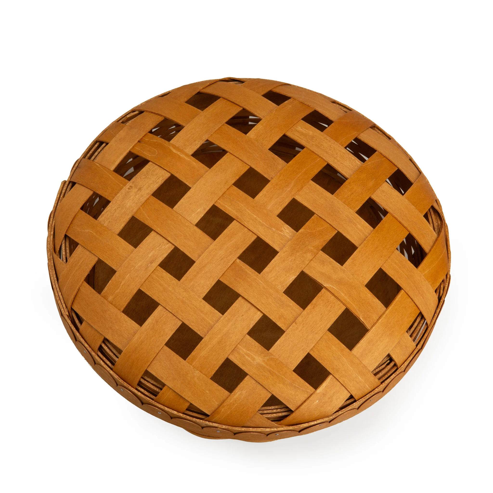 Pie Basket with Lid and Protector - Warm Brown - Image 7