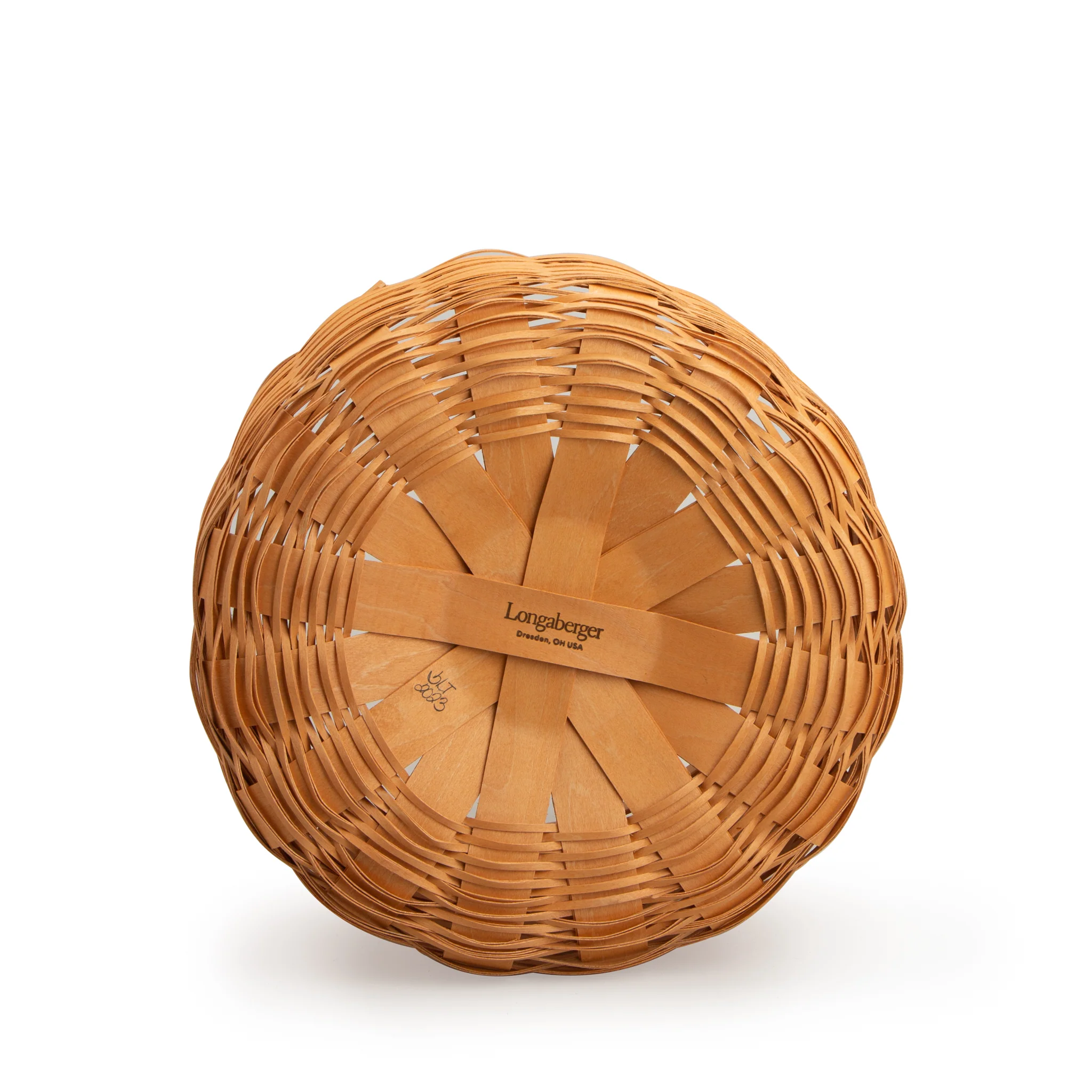 Round Storage Basket - Saffron - Image 3